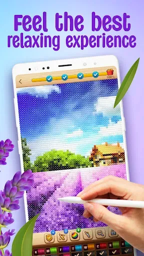 Скриншот 1 — Cross-Stitch: Coloring Book