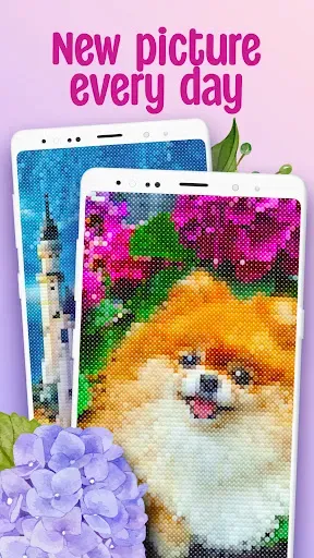 Скриншот 3 — Cross-Stitch: Coloring Book