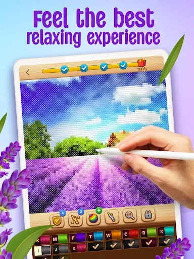 Скриншот 5 — Cross-Stitch: Coloring Book