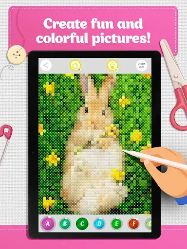 Скриншот 8 — Cross Stitch Coloring Art