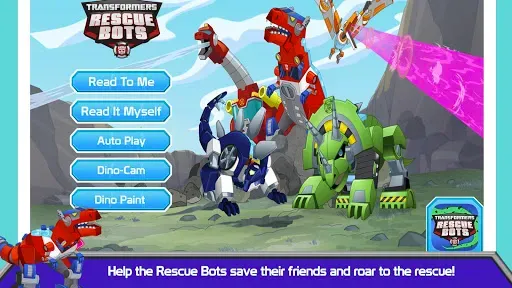 Скриншот 1 — Transformers Rescue Bots: Dino