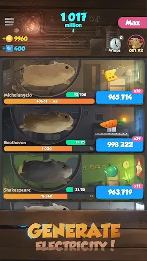 Скриншот 2 — Hamsters: Idle Game
