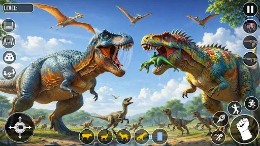Скриншот 6 — Dinosaur Family Hunting Game