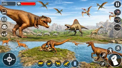 Скриншот 7 — Dinosaur Family Hunting Game
