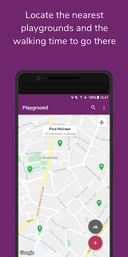 Скриншот 1 — Playgroond - Find playgrounds