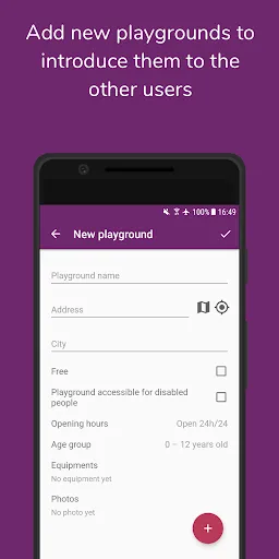 Скриншот 2 — Playgroond - Find playgrounds