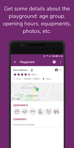 Скриншот 4 — Playgroond - Find playgrounds