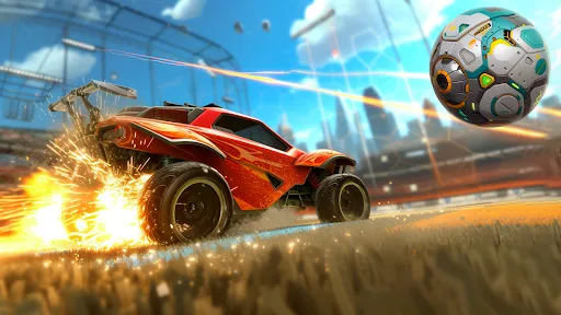 Скриншот 2 — Rocket Car: Car Ball Games