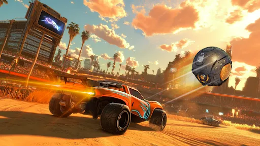 Скриншот 8 — Rocket Car: Car Ball Games