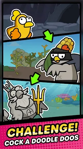 Скриншот 5 — Duck vs Chicken : Idle Defense
