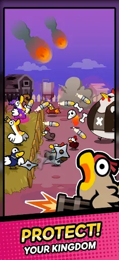 Скриншот 7 — Duck vs Chicken : Idle Defense