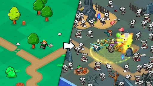 Скриншот 1 — Rumble Heroes - Adventure RPG