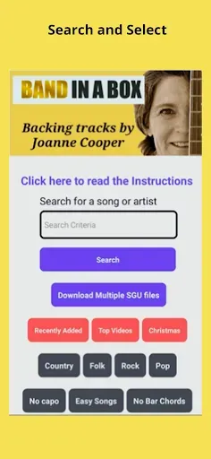 Скриншот 1 — Band-in-a-Box SGU Files