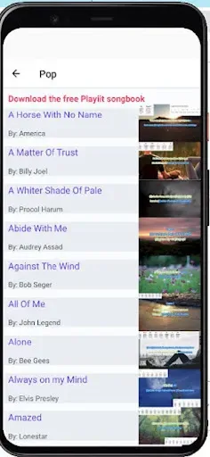 Скриншот 2 — Playiit Guitar Karaoke