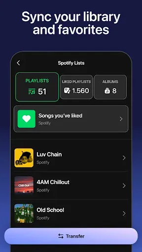 Скриншот 3 — Playlist Transfer for My Music