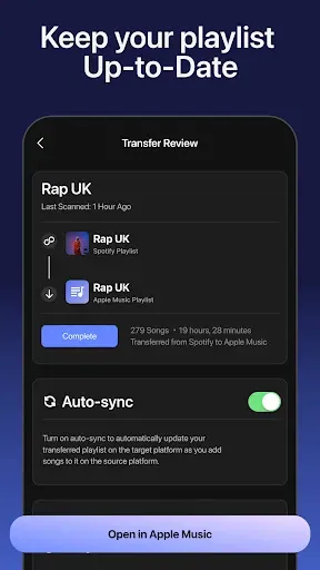 Скриншот 5 — Playlist Transfer for My Music