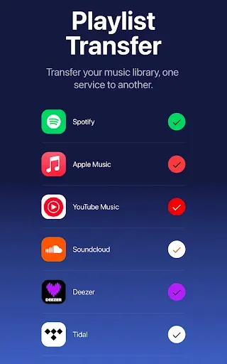 Скриншот 7 — Playlist Transfer for My Music
