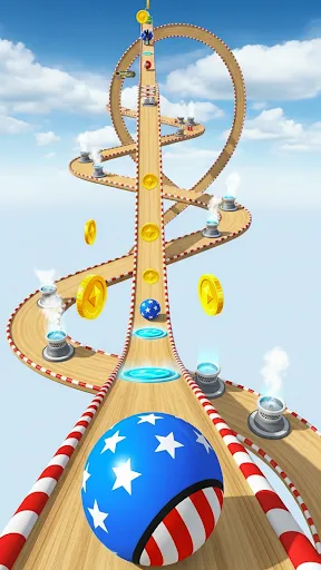 Скриншот 3 — 3D Rolling Ball Runner Game