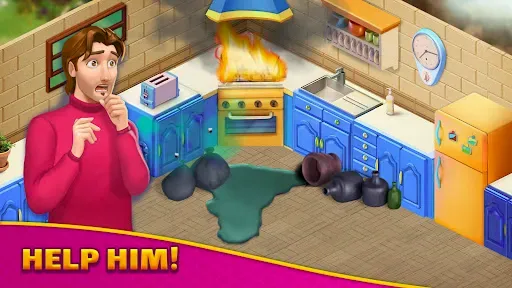 Скриншот 1 — Anna's Garden: игра три в ряд