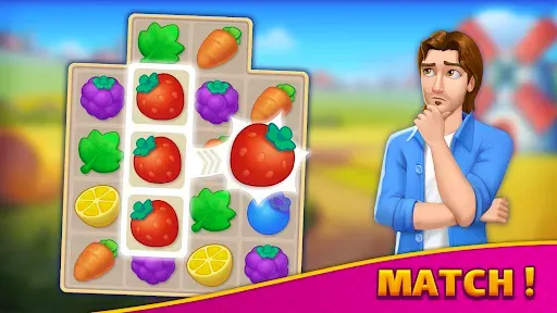 Скриншот 3 — Anna's Garden: игра три в ряд