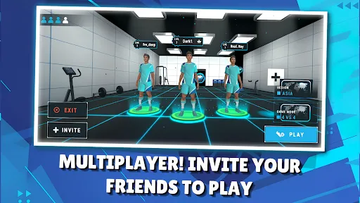 Скриншот 1 — OutMatch : Football Legends