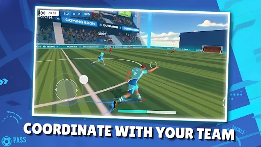 Скриншот 2 — OutMatch : Football Legends