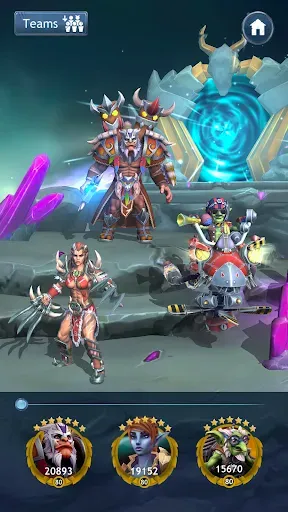 Скриншот 1 — Dragon Champions: РПГ Арена