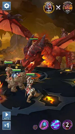 Скриншот 2 — Dragon Champions: РПГ Арена