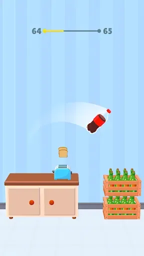 Скриншот 7 — Переворот бутылки: Jump Bottle