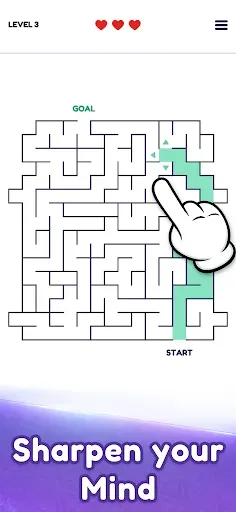 Скриншот 1 — Mazes: Puzzle Game