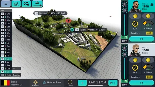 Скриншот 3 — Motorsport Manager Mobile 3