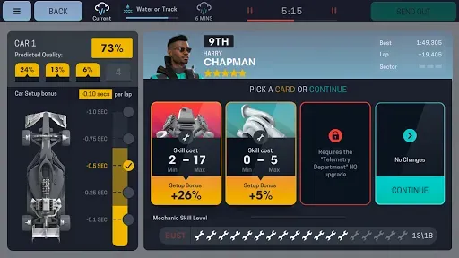 Скриншот 4 — Motorsport Manager Mobile 3