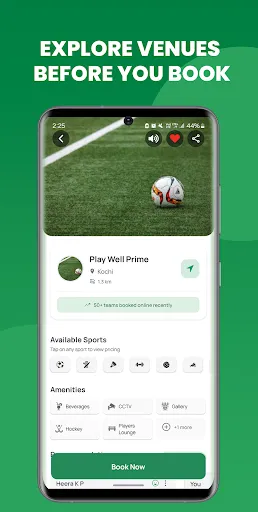 Скриншот 4 — Playspots - Book sports venues