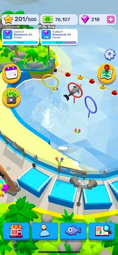 Скриншот 1 — Idle Sea Park - Fish Tank Sim