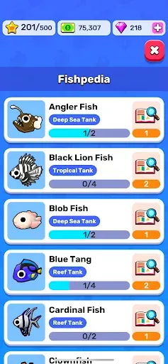 Скриншот 2 — Idle Sea Park - Fish Tank Sim