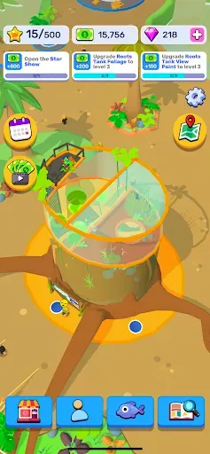 Скриншот 6 — Idle Sea Park - Fish Tank Sim