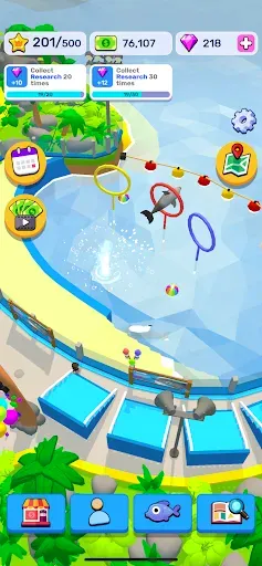 Скриншот 7 — Idle Sea Park - Fish Tank Sim