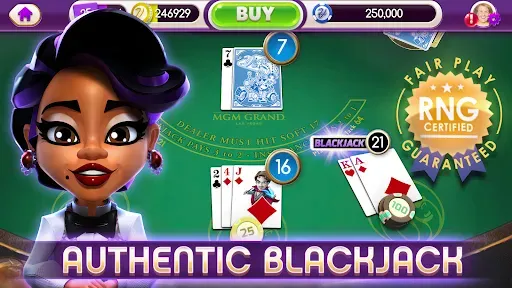 Скриншот 2 — myVEGAS Blackjack 21 — казино