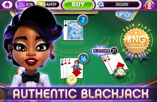 Скриншот 6 — myVEGAS Blackjack 21 — казино