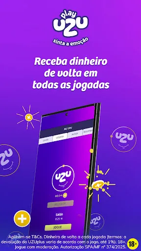 Скриншот 3 — PlayUZU Cassino Online Brasil