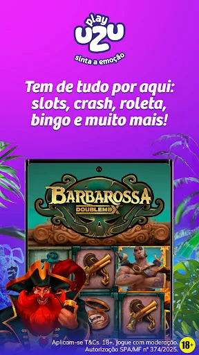 Скриншот 5 — PlayUZU Cassino Online Brasil