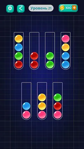 Скриншот 1 — Ball Sortpuz - головоломка