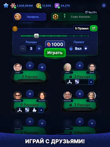 Скриншот 8 — Skat Online от Playvision