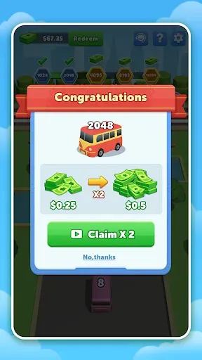 Скриншот 3 — Bus Merge 2048