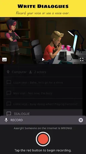 Скриншот 4 — Plotagon Studio