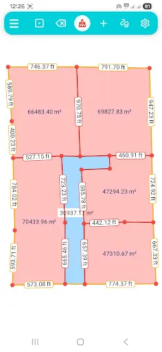 Скриншот 3 — Plot Meter - Land Measurement