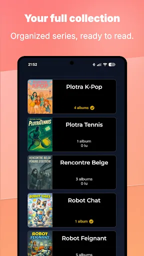 Скриншот 3 — CBZ CBR Comic Reader Plotra