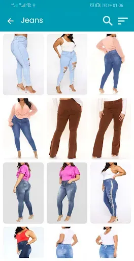 Скриншот 3 — Plus size jeans for women
