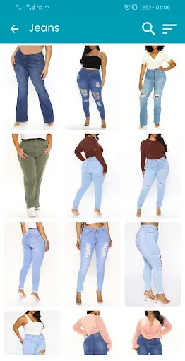 Скриншот 7 — Plus size jeans for women
