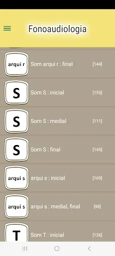 Скриншот 1 — App Fonoaudiologia :exercícios